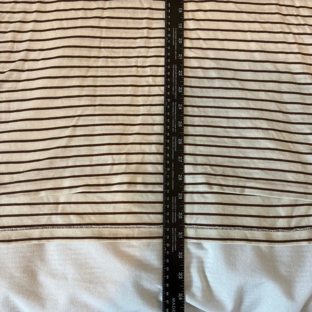 Vintage Polo Ralph Lauren Striped Polo Shirt Mens Large White Brown Stripes